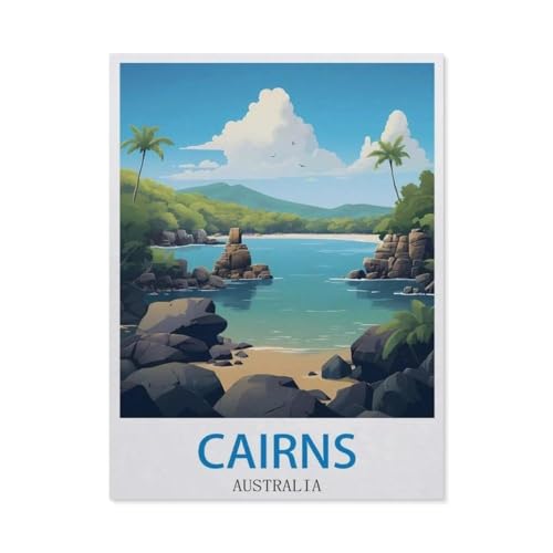 1000 Stück Puzzle，Cairns, Australien，Erwachsene Kinder Holzs pielzeug Lernspiel（75x50cm）-CL72 von YYHMKBYY