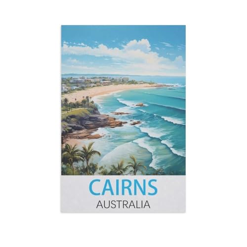 1000 Stück Puzzle，Cairns Australien，Erwachsene Kinder Holzs pielzeug Lernspiel（75x50cm）-FW48 von YYHMKBYY