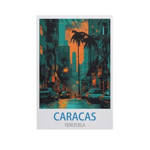 1000 Stück Puzzle，Caracas, Venezuela，Erwachsene Kinder Holz Spielzeug Lernspiel（75x50cm）-GC34 von YYHMKBYY