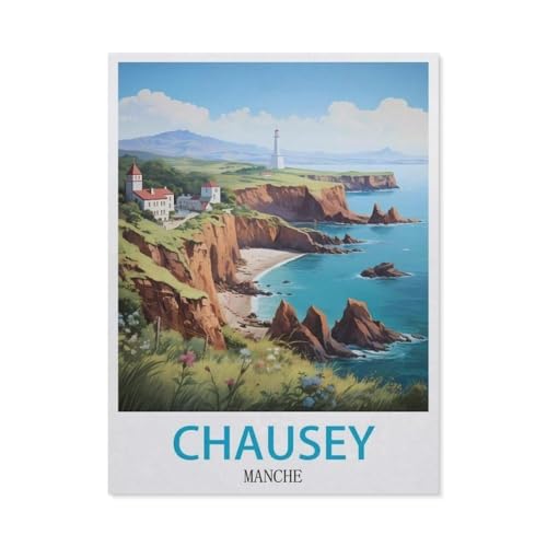 1000 Stück Puzzle，Chausey Manche，Erwachsene Kinder Papier Spielzeug Lernspiel（50x70cm）-GO81 von YYHMKBYY