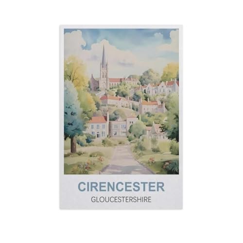 1000 Stück Puzzle，Cirencester, Gloucestershire，Erwachsene Kinder Papiers pielzeug Lernspiel（38x26cm）-FX21 von YYHMKBYY