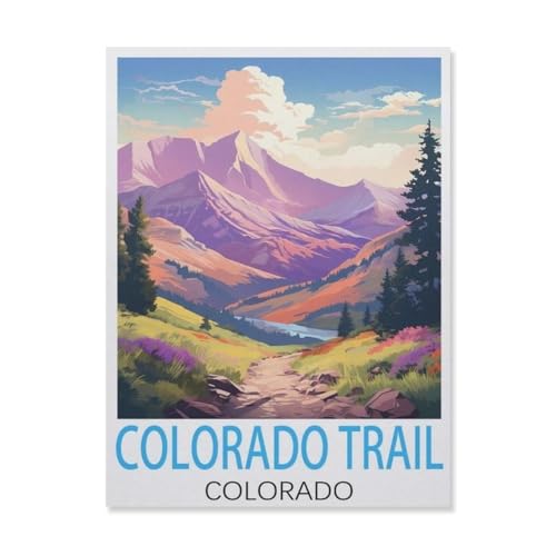 1000 Stück Puzzle，Colorado Trail, Colorado，Erwachsene Kinder Holz Spielzeug Lernspiel（75x50cm）-FM95 von YYHMKBYY