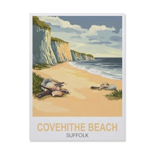 1000 Stück Puzzle，Covehithe Beach Suffolk，Erwachsene Kinder Holz Spielzeug Lernspiel（75x50cm）-FE16 von YYHMKBYY