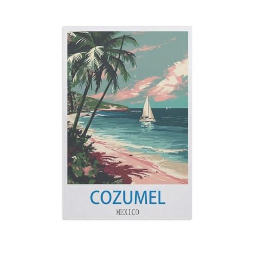 1000 Stück Puzzle，Cozumel, Mexiko，Erwachsene Kinder Holz Spielzeug Lernspiel（75x50cm）-GA15 von YYHMKBYY