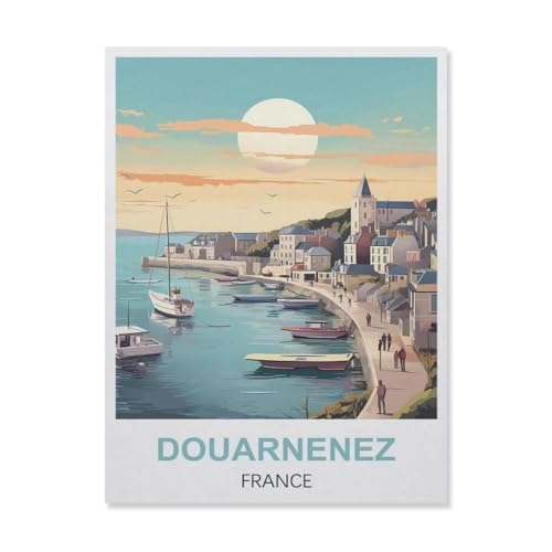 1000 Stück Puzzle，Douarnenez Frankreich，Erwachsene Kinder Papiers pielzeug Lernspiel（38x26cm）-EQ30 von YYHMKBYY