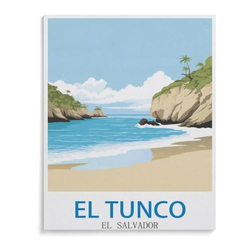 1000 Stück Puzzle，EL Tunco–Salvador，Erwachsene Kinder Holz Spielzeug Lernspiel（75x50cm）-M58 von YYHMKBYY