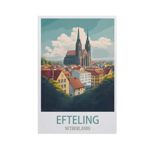 1000 Stück Puzzle，Erfurt, Deutschland，Erwachsene Holz Puzzles, Kinder Entdecken Sie Kreativität Wandkunst Dekor Spielzeug（75x50cm）-FY82 von YYHMKBYY