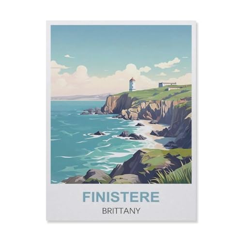 1000 Stück Puzzle，Finistere Brittany，Erwachsene Kinder Holz Spielzeug Lernspiel（75x50cm）-EQ32 von YYHMKBYY