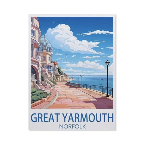 1000 Stück Puzzle，Great Yarmouth Norfolk，Erwachsene Kinder Holz Spielzeug Lernspiel（75x50cm）-BR94 von YYHMKBYY