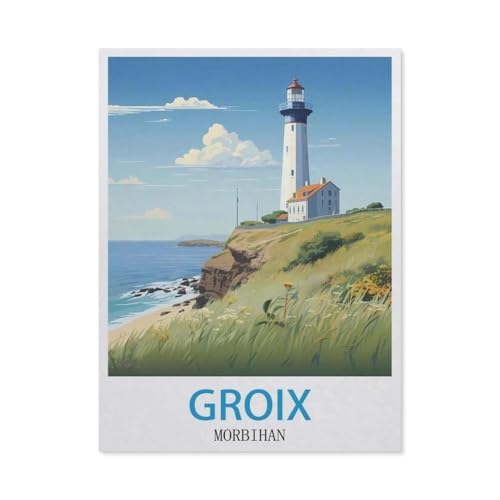 1000 Stück Puzzle，Groix Morbihan，Erwachsene Kinder Papier Spielzeug Lernspiel（50x70cm）-GO8 von YYHMKBYY