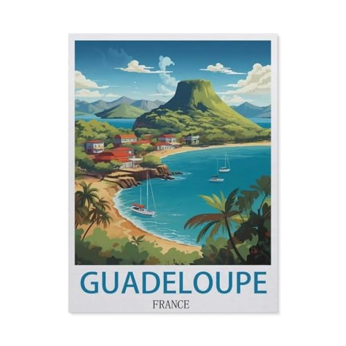 1000 Stück Puzzle，Guadeloupe Frankreich，Erwachsene Kinder Holz Spielzeug Lernspiel（75x50cm）-EY29 von YYHMKBYY