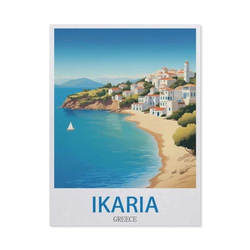 1000 Stück Puzzle，Ikaria, Griechenland，Erwachsene Kinder Papiers pielzeug Lernspiel（38x26cm）-DY59 von YYHMKBYY
