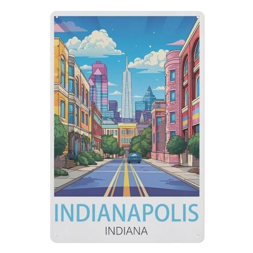1000 Stück Puzzle，Indianapolis Indiana，Erwachsene Kinder Holz Spielzeug Lernspiel（75x50cm）-AE30 von YYHMKBYY