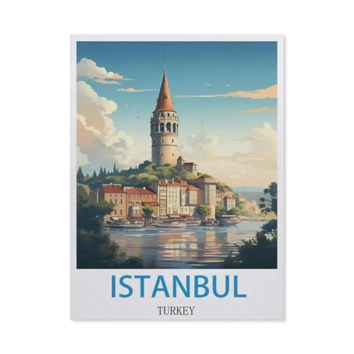 1000 Stück Puzzle，Istanbul, Türkei，Erwachsene Kinder Holzs pielzeug Lernspiel（75x50cm）-EO71 von YYHMKBYY