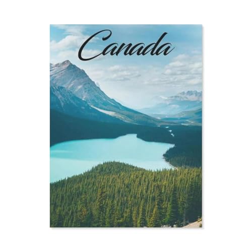 1000 Stück Puzzle，Kanada-See，Erwachsene Kinder Papiers pielzeug Lernspiel（50x70cm）-BJ86 von YYHMKBYY