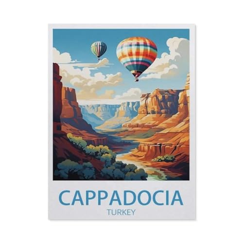1000 Stück Puzzle，Kappadokien, Türkei，Erwachsene Kinder Holzs pielzeug Lernspiel（75x50cm）-AC9 von YYHMKBYY