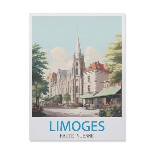 1000 Stück Puzzle，Limoges Haute Vienne，Erwachsene Kinder Papiers pielzeug Lernspiel（38x26cm）-GN33 von YYHMKBYY