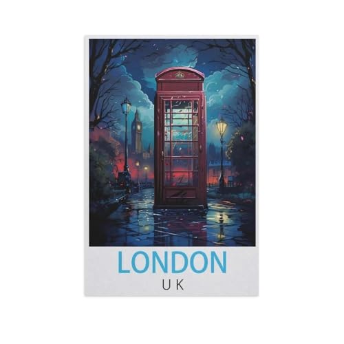 1000 Stück Puzzle，London U K，Erwachsene Papier Puzzles, Kinder Entdecken Sie Kreativität Wandkunst Dekor Spielzeug（50x70cm）-FS95 von YYHMKBYY