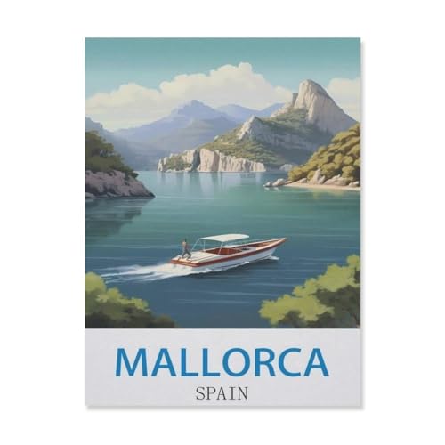 1000 Stück Puzzle，Mallorca, Spanien，Erwachsene Kinder Papier Spielzeug Lernspiel（38x26cm）-EF84 von YYHMKBYY