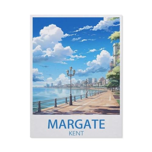 1000 Stück Puzzle，Margate Kent，Erwachsene Kinder Papier Spielzeug Lernspiel（38x26cm）-AT73 von YYHMKBYY