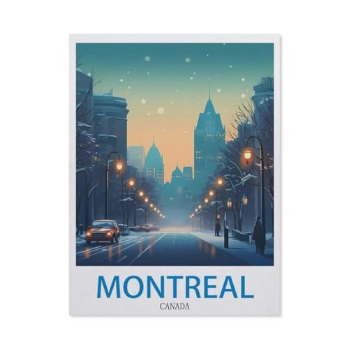 1000 Stück Puzzle，Montreal, Kanada，Erwachsene Kinder Papiers pielzeug Lernspiel（38x26cm）-EC90 von YYHMKBYY