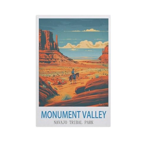 1000 Stück Puzzle，Monument Valley, Navajo Tribal Park，Erwachsene Kinder Papiers pielzeug Lernspiel（50x70cm）-GD8 von YYHMKBYY