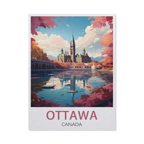 1000 Stück Puzzle，Ottawa Kanada，Erwachsene Kinder Papier Spielzeug Lernspiel（38x26cm）-AY87 von YYHMKBYY