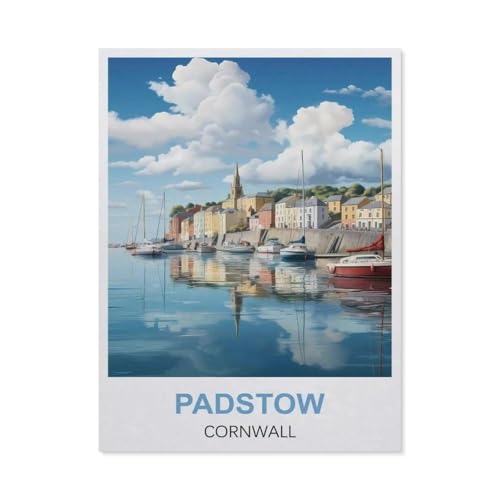 1000 Stück Puzzle，Padstow, Cornwall，Erwachsene Kinder Papiers pielzeug Lernspiel（38x26cm）-EN25 von YYHMKBYY