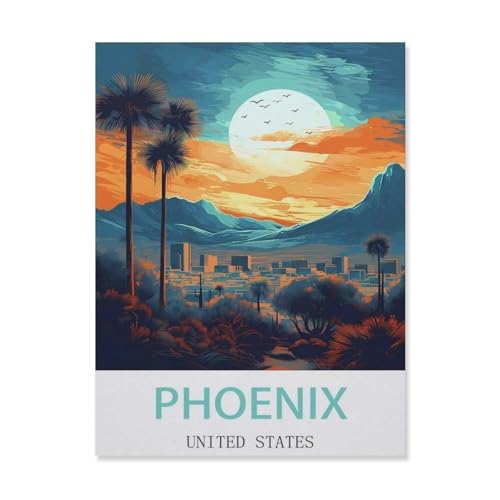 1000 Stück Puzzle，Phoenix, Vereinigte Staaten，Erwachsene Kinder Holz Spielzeug Lernspiel（75x50cm）-EI89 von YYHMKBYY