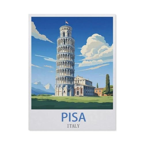 1000 Stück Puzzle，Pisa, Italien，Erwachsene Kinder Papiers pielzeug Lernspiel（38x26cm）-DJ93 von YYHMKBYY