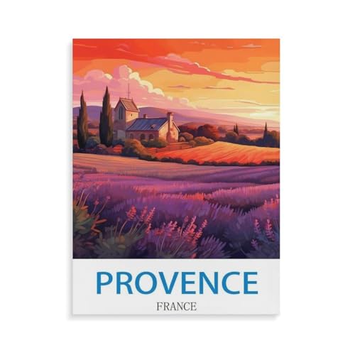 1000 Stück Puzzle，Provence, Frankreich，Erwachsene Kinder Papier Spielzeug Lernspiel（50x70cm）-O7 von YYHMKBYY