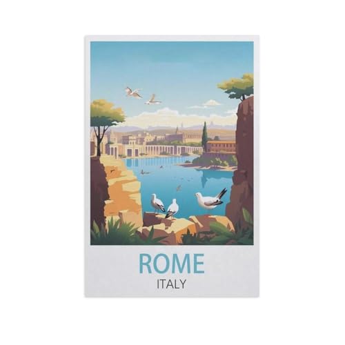 1000 Stück Puzzle，Rom, Italien，Erwachsene Kinder Papiers pielzeug Lernspiel（50x70cm）-AN72 von YYHMKBYY