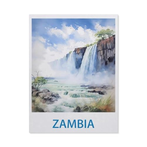 1000 Stück Puzzle，Sambia，Erwachsene Kinder Papier Spielzeug Lernspiel（38x26cm）-CL1 von YYHMKBYY