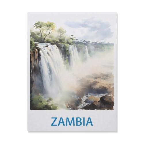 1000 Stück Puzzle，Sambia，Erwachsene Kinder Papier Spielzeug Lernspiel（50x70cm）-EG57 von YYHMKBYY