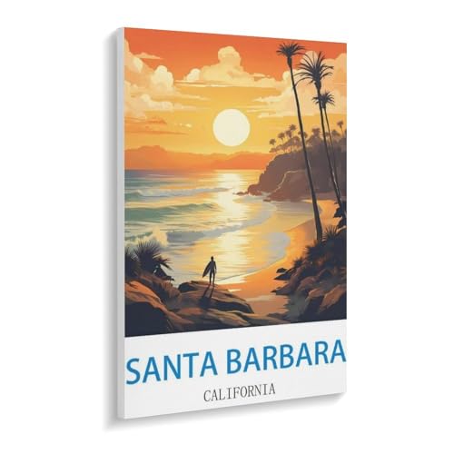 1000 Stück Puzzle，Santa Barbara Kalifornien，Erwachsene Kinder Holz Spielzeug Lernspiel（75x50cm）-W96 von YYHMKBYY