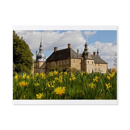 1000 Stück Puzzle，Schloss Lembeck，Erwachsene Kinder Papier Spielzeug Lernspiel（50x70cm）-AR39 von YYHMKBYY