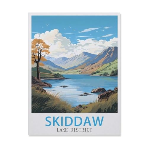 1000 Stück Puzzle，Skiddaw, Lake District，Erwachsene Kinder Papiers pielzeug Lernspiel（50x70cm）-DN58 von YYHMKBYY