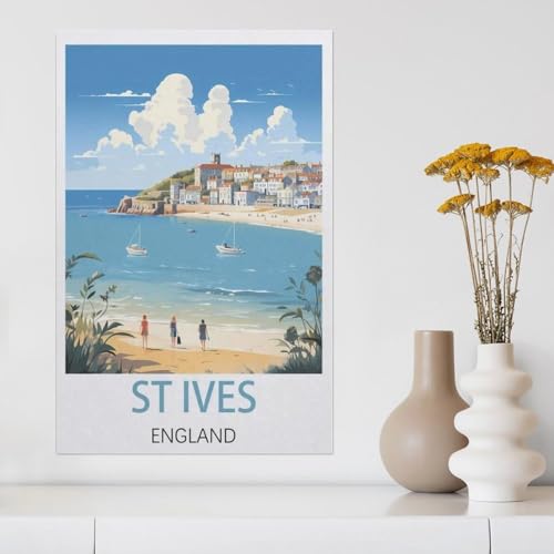 1000 Stück Puzzle，St. Ives, England，Erwachsene Kinder Holz Spielzeug Lernspiel（75x50cm）-Z15 von YYHMKBYY