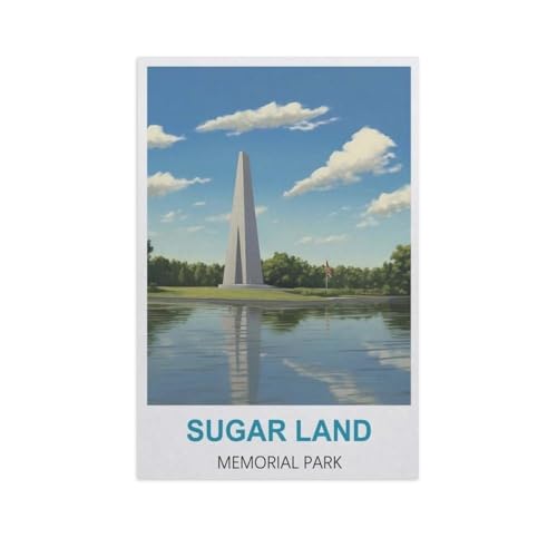 1000 Stück Puzzle，Sugar Land Memorial Park，Erwachsene Kinder Papier Spielzeug Lernspiel（50x70cm）-GG2 von YYHMKBYY