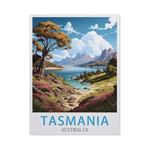 1000 Stück Puzzle，Tasmanien Australien，Erwachsene Kinder Papiers pielzeug Lernspiel（38x26cm）-EU68 von YYHMKBYY