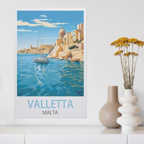 1000 Stück Puzzle，Valletta, Malta，Erwachsene Kinder Papier Spielzeug Lernspiel（38x26cm）-Z88 von YYHMKBYY