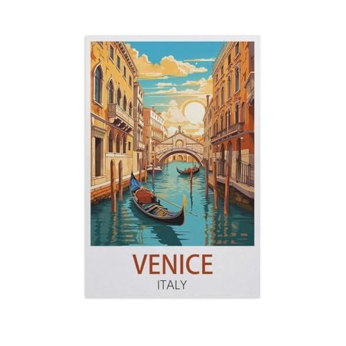 1000 Stück Puzzle，Venedig, Italien，Erwachsene Kinder Holz Spielzeug Lernspiel（75x50cm）-AN74 von YYHMKBYY