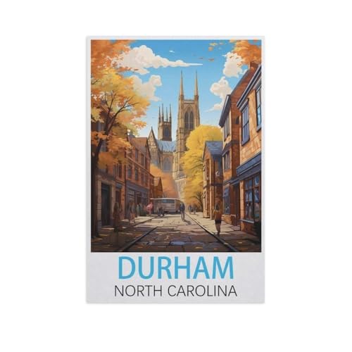 1000 Stück Puzzle Für Erwachsene Puzzle Holz Puzzle，Durham North Carolina，Puzzles DIY Pädagogisches Puzzlespiel Kinder Familienspiele（75x50cm）-FV16 von YYHMKBYY