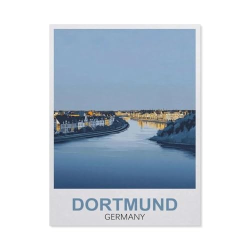 1000-Stück Puzzle Für Erwachsene Und Kinder-Holz Puzzle，Dortmund Deutschland，Familie Interaktive Spiele Große Ferien Freizeit（75x50cm）-EZ91 von YYHMKBYY