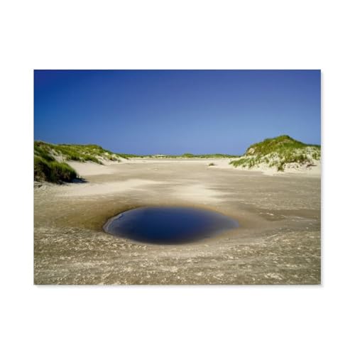1000-Stück Puzzle Für Erwachsene Und Kinder-Holz Puzzle，Norderney - Jenseits der Oase，Familie Interaktive Spiele Große Ferien Freizeit（75x50cm）-AT1 von YYHMKBYY