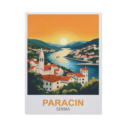 1000-Stück Puzzle Für Erwachsene Und Kinder-Holz Puzzle，Paracin Serbien，Familie Interaktive Spiele Große Ferien Freizeit（75x50cm）-FB37 von YYHMKBYY