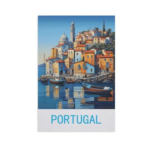 1000-Stück Puzzle Für Erwachsene Und Kinder-Holz Puzzle，Portugal，Familie Interaktive Spiele Große Ferien Freizeit（75x50cm）-FN84 von YYHMKBYY