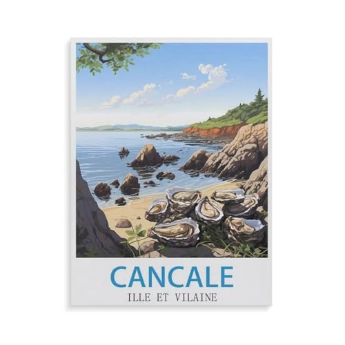 1000 Teile，Cancale Ille Et Vilaine，Jigsaw Fun Game Spielzeug Lernspielzeug Für Erwachsene（38x26cm）-GQ26 von YYHMKBYY