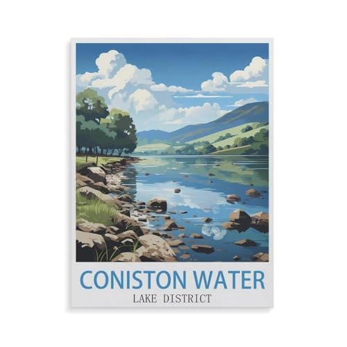 1000 Teile，Coniston Water Lake District，Jigsaw Fun Game Spielzeug Lernspielzeug Für Erwachsene（38x26cm）-GW35 von YYHMKBYY