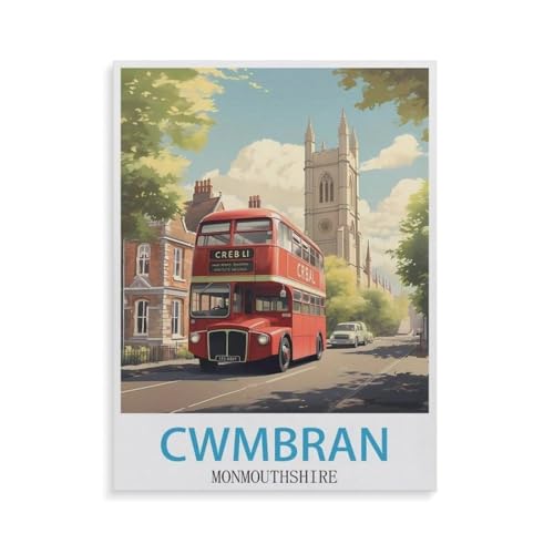 1000 Teile，Cwmbran Monmouthshire，Jigsaw Fun Game Spielzeug Lernspielzeug Für Erwachsene（38x26cm）-GV51 von YYHMKBYY